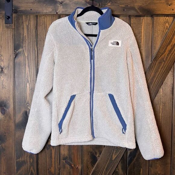 The North Face Campshire Sherpa Fleece Full Zip Sweater Jacket - Picture 1 of 5
